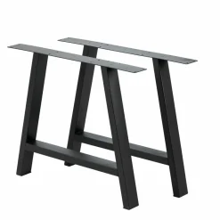 CASA Mesas De Jantar^NEW OAK Perna De Mesa Preto