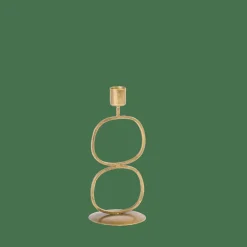 CASA Castiçais^OVAL Castiçal Dourado