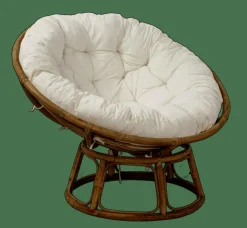 CASA Poltronas^PAPASAN Cadeira Lounge Natural, Cru