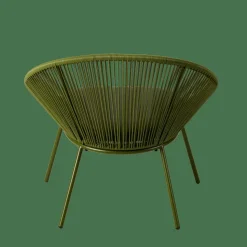 CASA Cadeiras Lounge^PAPAYO Cadeira Lounge Com Almofada Verde