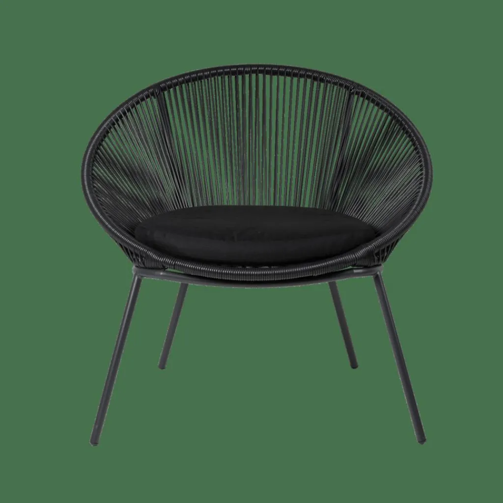 CASA Cadeiras Lounge^PAPAYO Cadeira Lounge Preto