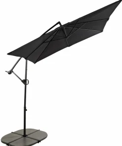 CASA Bases E Tigelas Para Chapéu-De-Sol^PARMA Ladrilho Para Encher Conjunto De 2 Cinzento