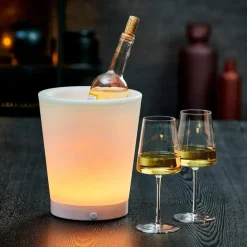 CASA Arrefecedores De Vinho^PARTY Refrigerador Vinho Com Luz Branco