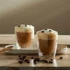 CASA Copos Para Café|Copos Para Chá^PAUSA Copo Parede Dupla Conjunto De 2 25 CL Transparente