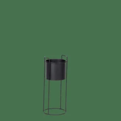 CASA Vasos Em Pé^PLUTO Vaso Preto