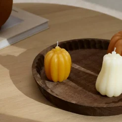 CASA Halloween|Outono^PUMPKIN Vela Amarelo
