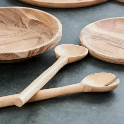 CASA Talheres Para Salada^PURE LUXURY Conjunto Para Servir Natural
