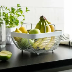 CASA Acessórios De Cozinha^PURO Cesto Branco
