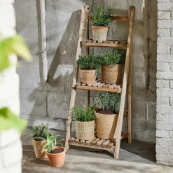 CASA Vasos Em Pé^RECYCLE Estante Para Plantas Natural