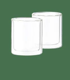 CASA Copos Para Café|Copos Para Chá^RELAX Copo Parede Dupla Conjunto De 2 24,5 CL Transparente