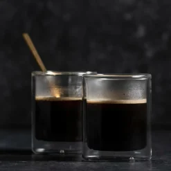CASA Copos Para Café|Copos Para Chá^RELAX Copo Parede Dupla Conjunto De 2 12 CL Transparente