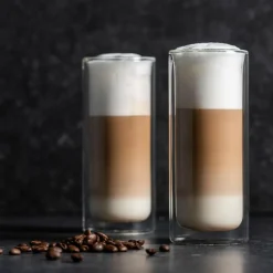 CASA Copos Para Café|Copos Para Chá^RELAX Copos Parede Dupla Conjunto De 2 30 CL Transparente