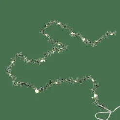 CASA Grinaldas Com Luzes|Iluminações Para Exterior^RIKA Grinalda Iluminada 20 Leds Verde