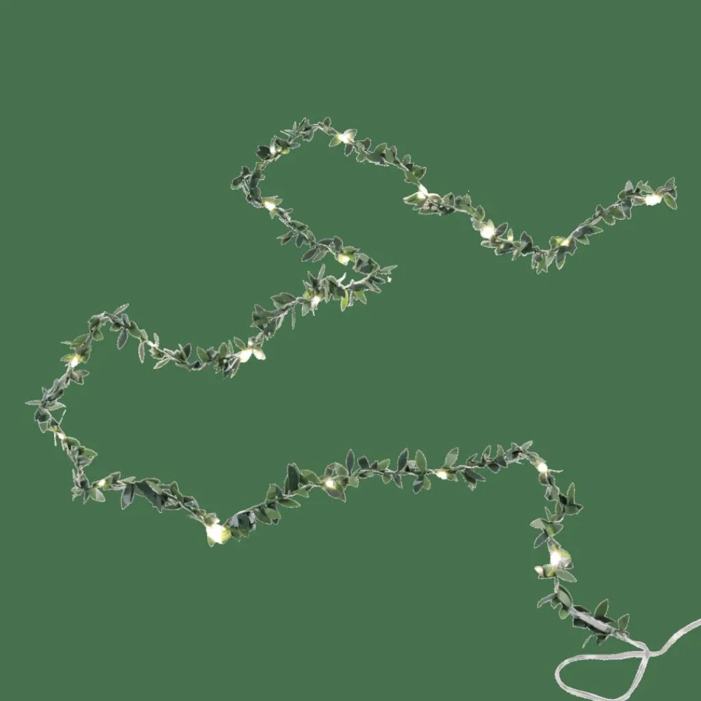 CASA Grinaldas Com Luzes|Iluminações Para Exterior^RIKA Grinalda Iluminada 20 Leds Verde