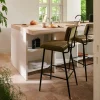 CASA Cadeiras De Bar^ROXY Banco De Bar Assento P. 44cm