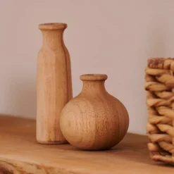 CASA Jarras^RUBBERWOOD Jarra Deco Natural