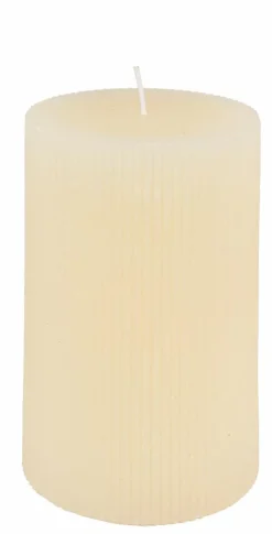 CASA Outono|Velas^RUSTIC Velas Conjunto De 3 Verde, Creme, Roxo Claro