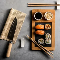 CASA Instrumentos De Cozinha^SAMOURAI Conjunto Sushi 10 Peças Natural