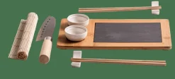 CASA Instrumentos De Cozinha^SAMOURAI Conjunto Sushi 10 Peças Natural