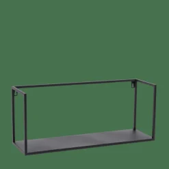 CASA Estantes De Parede^SHORP Estante Para Pendurar Preto