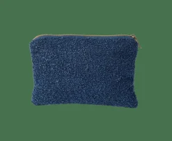 CASA Bolsas^SIERA Bolsa De Maquilhagem Azul Escuro