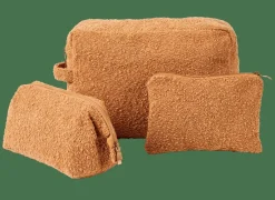CASA Bolsas^SIERA Bolsa De Maquilhagem Castanho