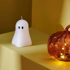 CASA Halloween|Outono^SPOOKY Vela Branco