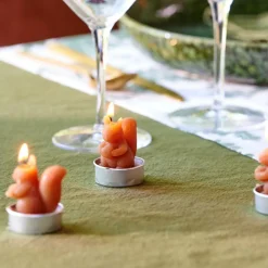 CASA Suportes Para Velas Para Lamparinas|Outono^SQUIRREL Velas Para Lamparina Conjunto De 6 Castanho