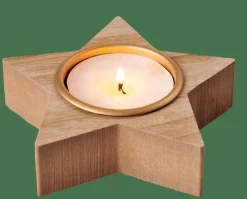 CASA Suportes Para Velas Para Lamparinas^STELLA Partylight Dourado, Natural