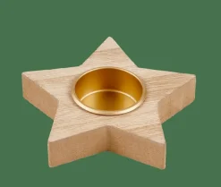 CASA Suportes Para Velas Para Lamparinas^STELLA Partylight Dourado, Natural
