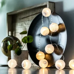 CASA Grinaldas Com Luzes^STRUNG Grinalda Iluminada 10 Leds Branco