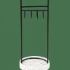 CASA Guarda Joias^TERRAZZO Estante Para Joias Preto, Branco, Cinzento