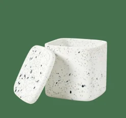 CASA Acessórios De Lavatorio^TERRAZZO Porta-bolas De Algodão Branco