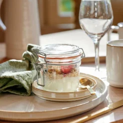 CASA Boiões^TERRINE Frasco Com Tampa De Pressão 0,20 L Transparente