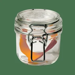 CASA Boiões^TERRINE Frasco Com Tampa De Pressão 0,20 L Transparente