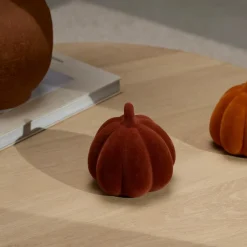 CASA Halloween|Outono^VELVET Abóbora Cor-de-laranja