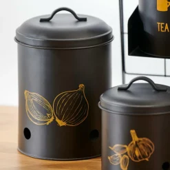 CASA Caixas De Alimentos|Latas De Alimentos^VIRA Caixa De Alimentos Preto