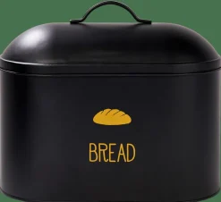 CASA Latas De Alimentos|Caixas De Alimentos^VIRA Caixa Para Pão Preto